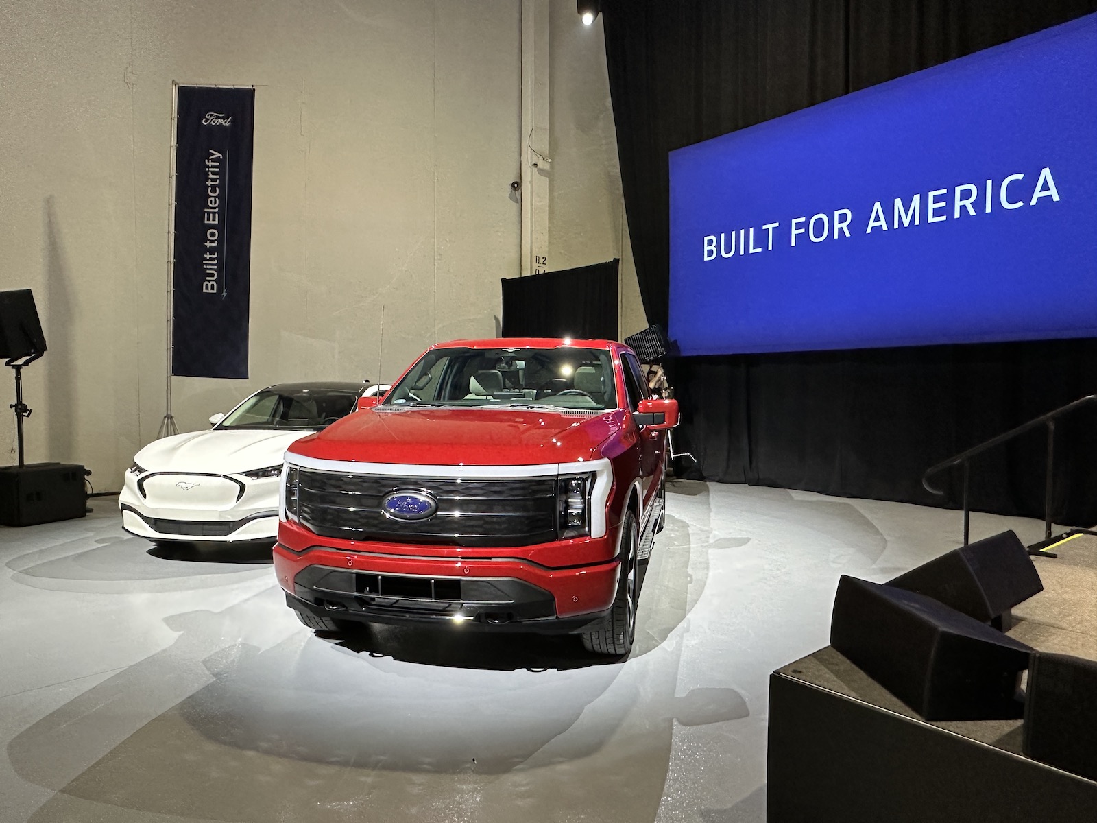 Ford EVs at Marshall plant announcement Feb 2023