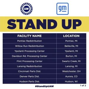 UAW stand up GM one chart