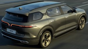 VinFast VF 9 rear driving