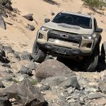 2024 Chevrolet Colorado ZR2 Bison - attacking boulders