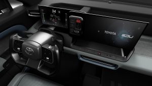Toyota EPU electric pickup concept cockpit REL