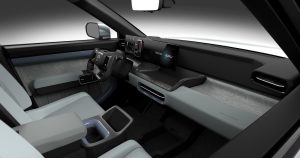 Toyota EPU electric pickup concept dashboard REL