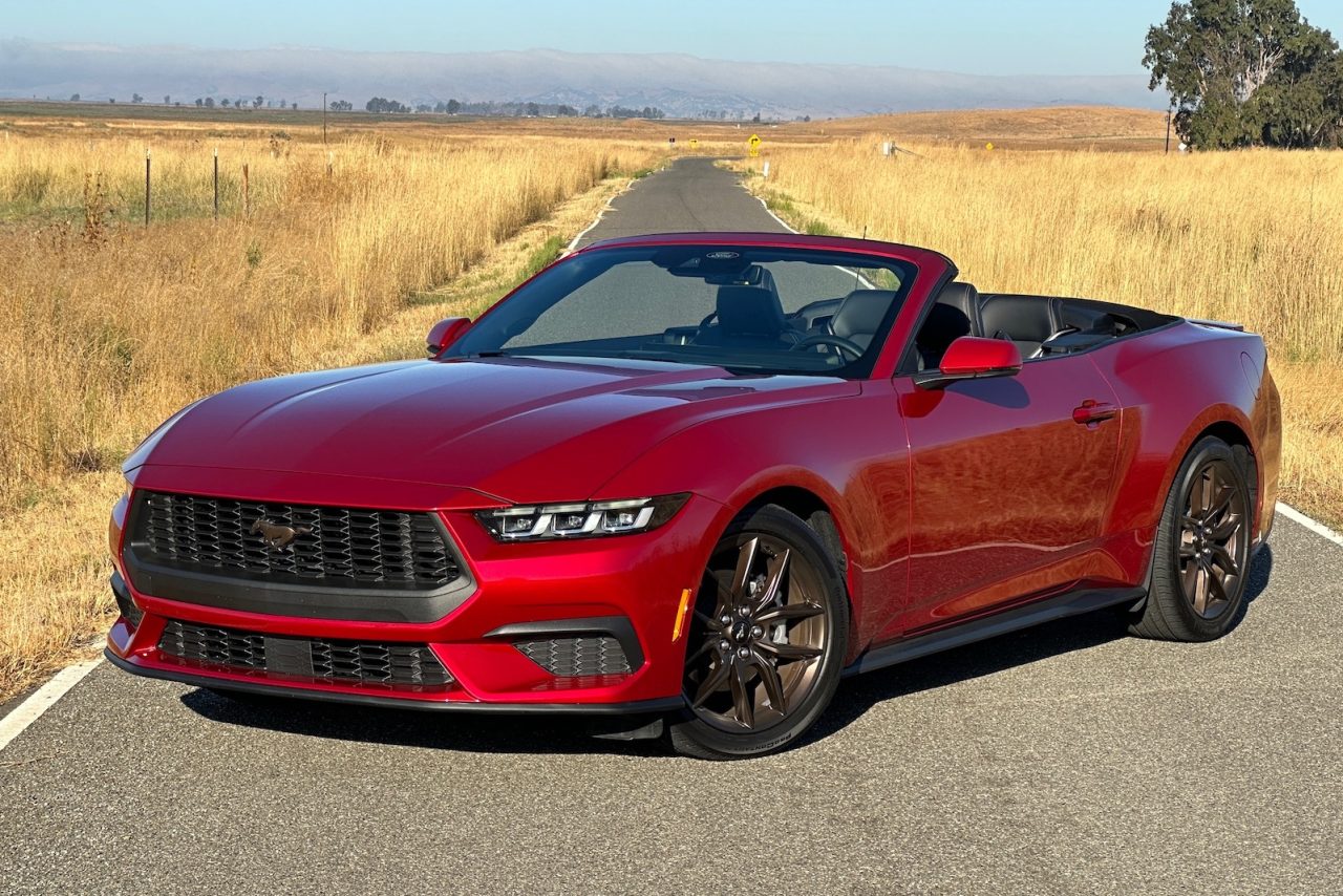 The Easy Cruiser 2024 Ford Mustang EcoBoost Convertible Headlight.news