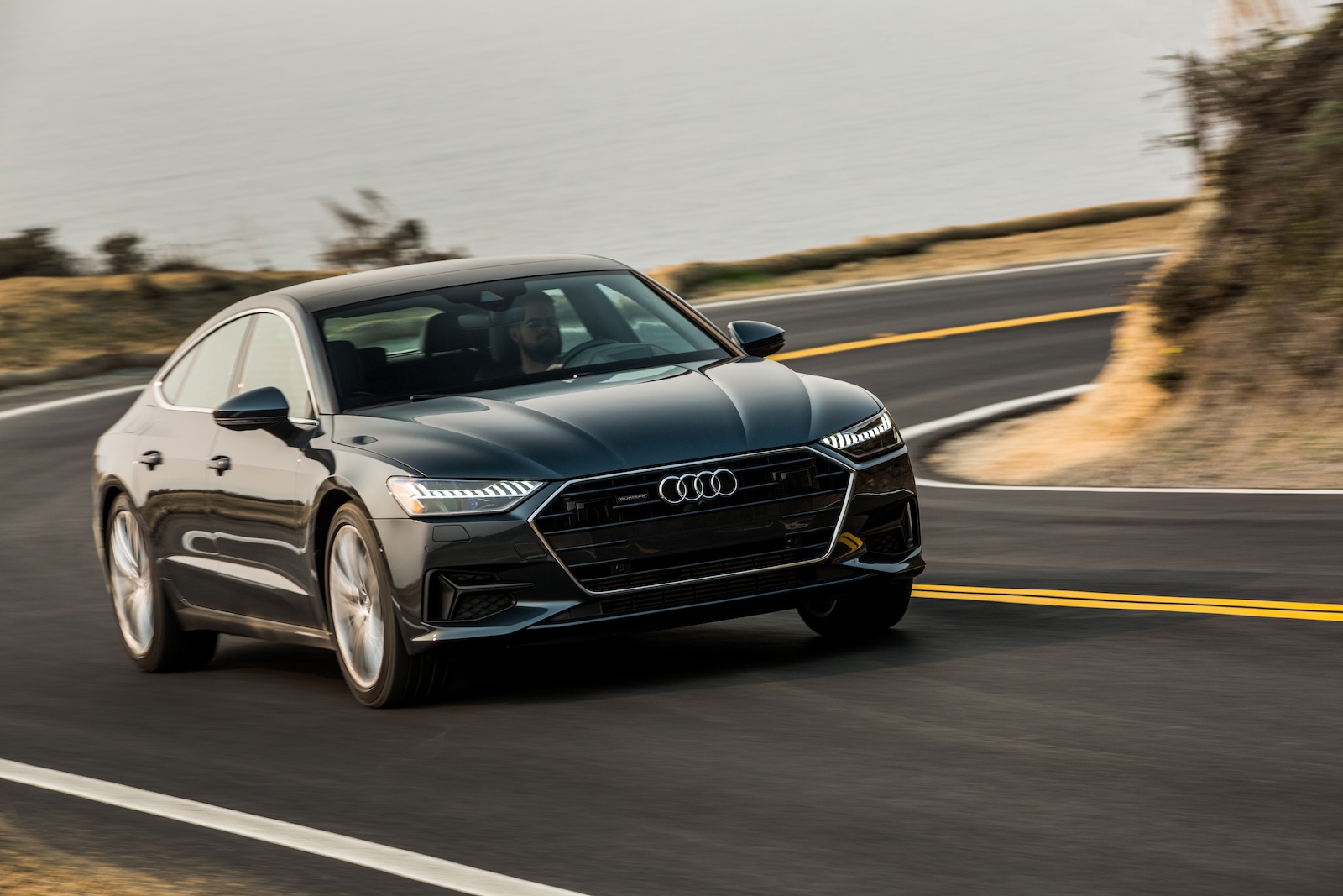 2019 Audi A7 front driving