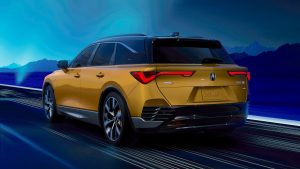 2024 Acura ZDX Type S gold rear 3-4 REL