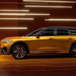 2024 Acura ZDX Type S side driving gold REL