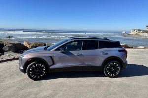 2024 Chevrolet Blazer EV LT - side by beach