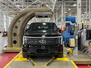 Ford F-150 Lightning - on assembly line