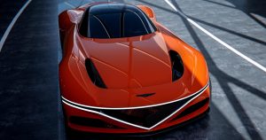 Genesis X Gran Berlinetta Vision Gran Turismo Concept - hi front