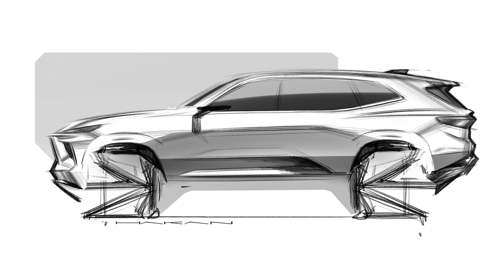 2025 Buick Enclave side rendering REL