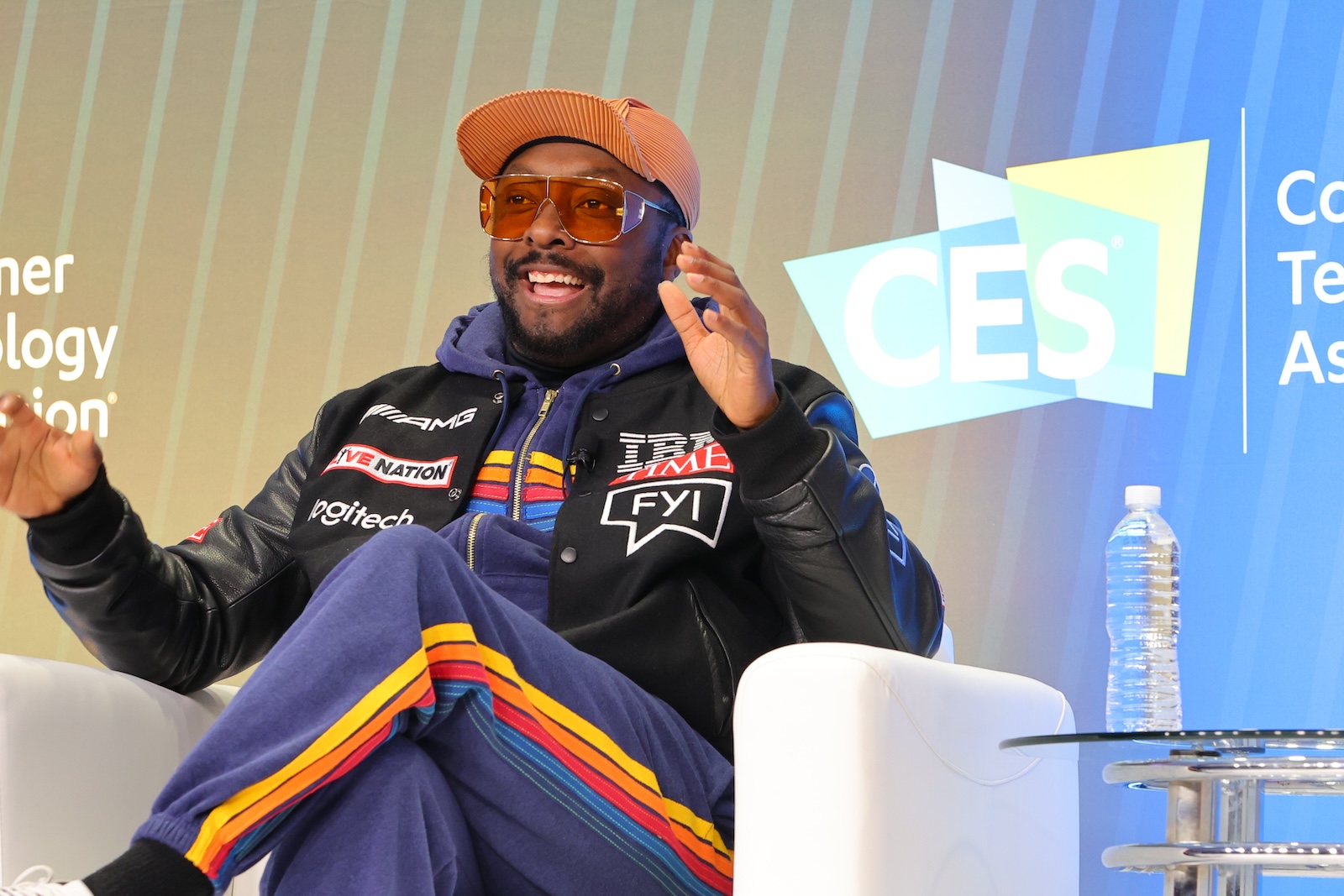 American rapper Will I am Speaking at CES 2024
