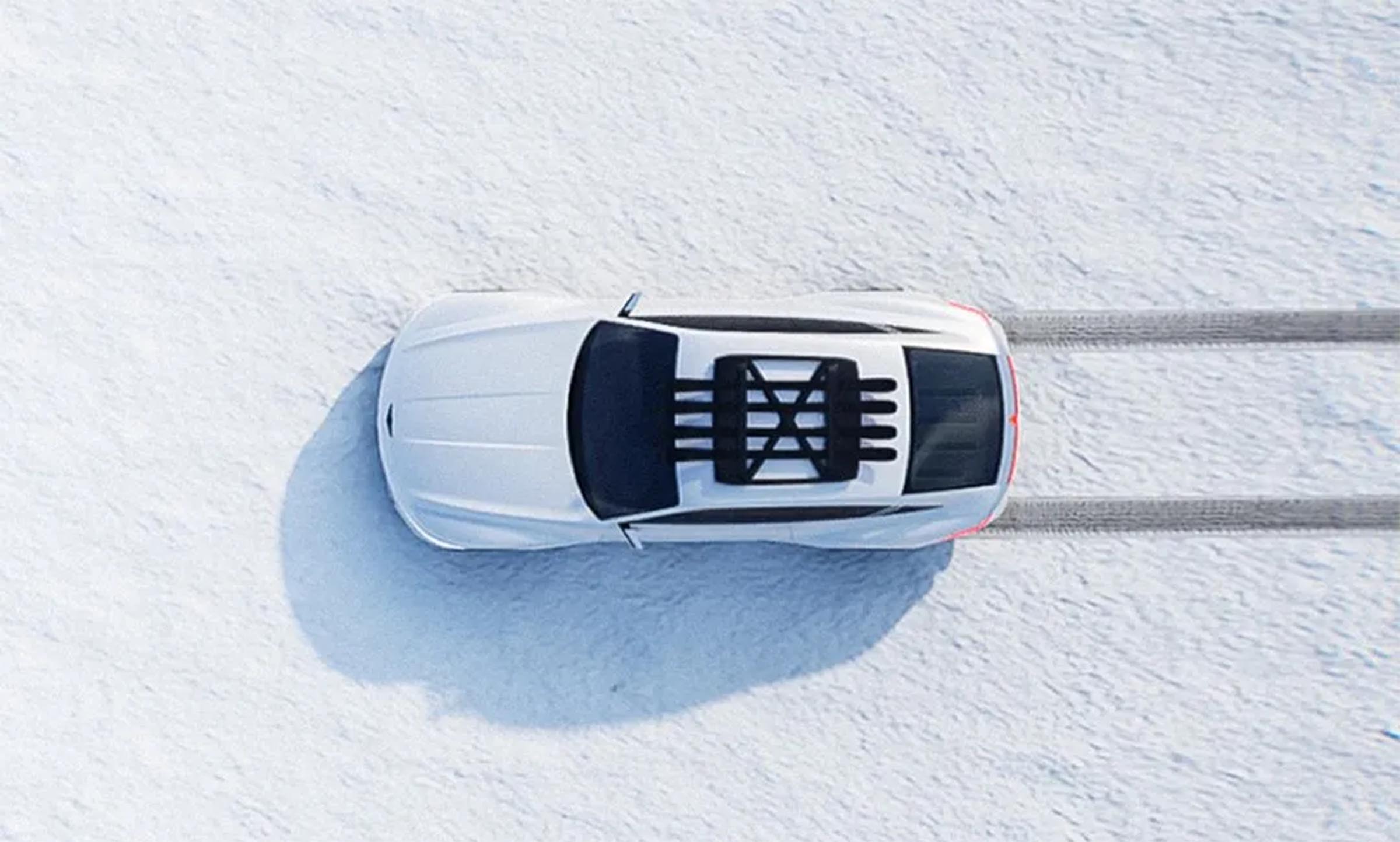 Genesis X Snow Speedium Concept - overhead driving