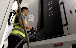Nikola Hydrogen Semi Refueling