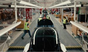 Tesla Giga Berlin assembly line