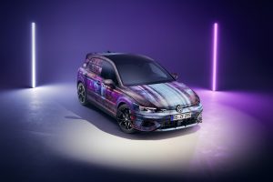 VW Golf GTI concept at CES front 3-4 REL