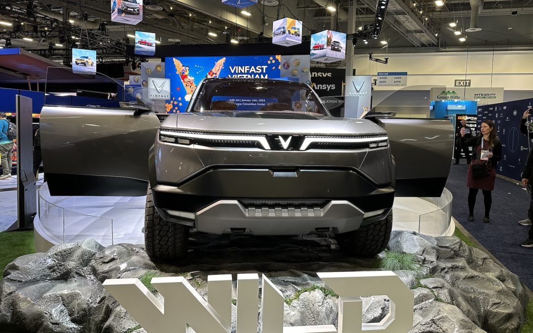 VinFast Introduces New Concept Pickup truck and Micro-SUV at CES
