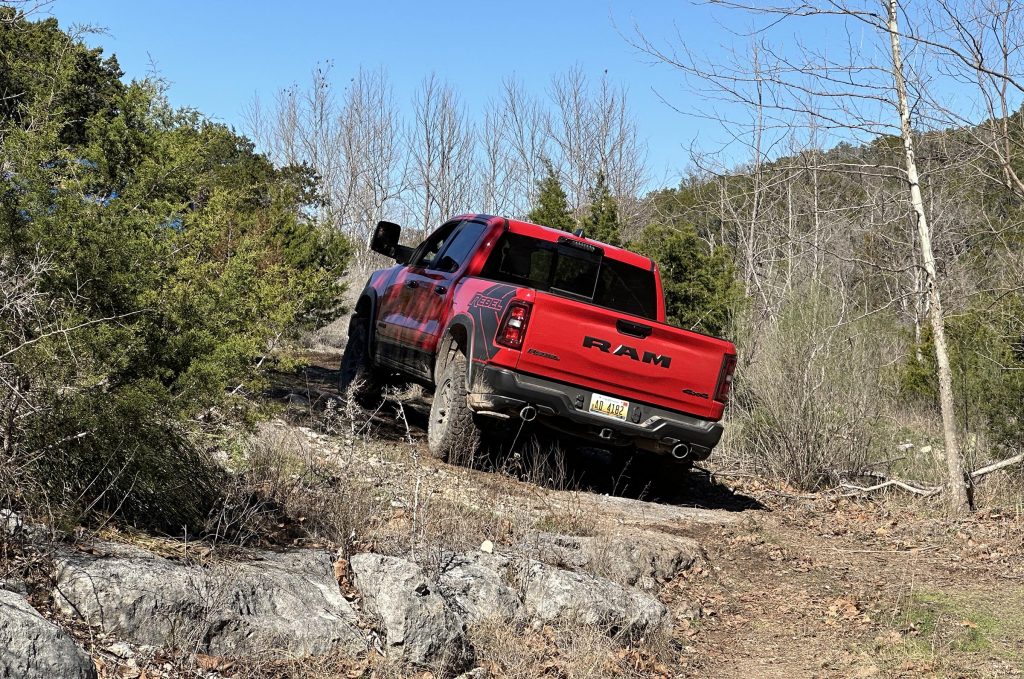 2025 Ram 1500 - off-road climbing hill