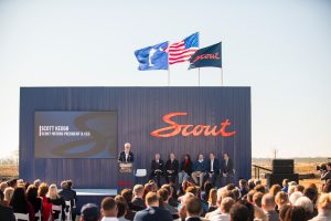 Scout CEO Keogh at groundbreaking