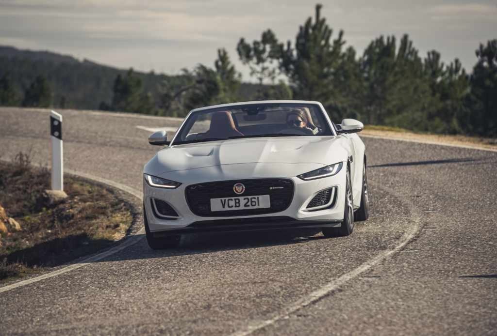 Jaguar F-TYPE R-Dynamic P450 nose driving REL