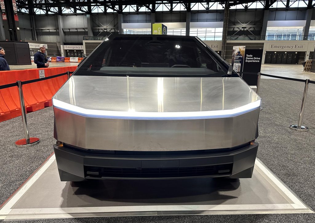 Tesla Cybertruck - front Chicago Auto Show 2-24