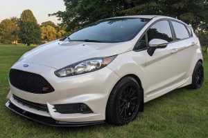 2018 Ford Fiesta ST gray front 3-4