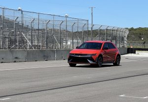 2025 Hyundai Ioniq 5 N - red on track v1
