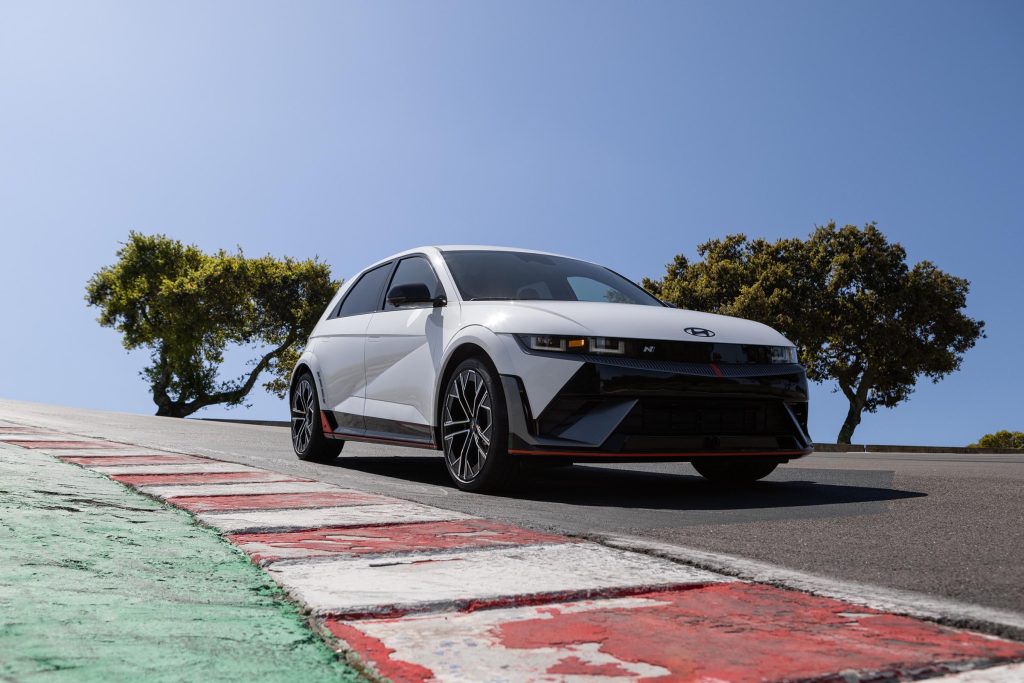 2025 Hyundai Ioniq 5N - hero shot on track REL