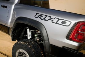 2025 Ram 1500 RHO - rear wheel and shock