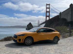 Mustang Mach-E - by Golden Gate Bridge