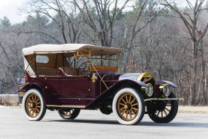1912 Pierce-Arrow Model 66 QQ five-passenger touring car. 