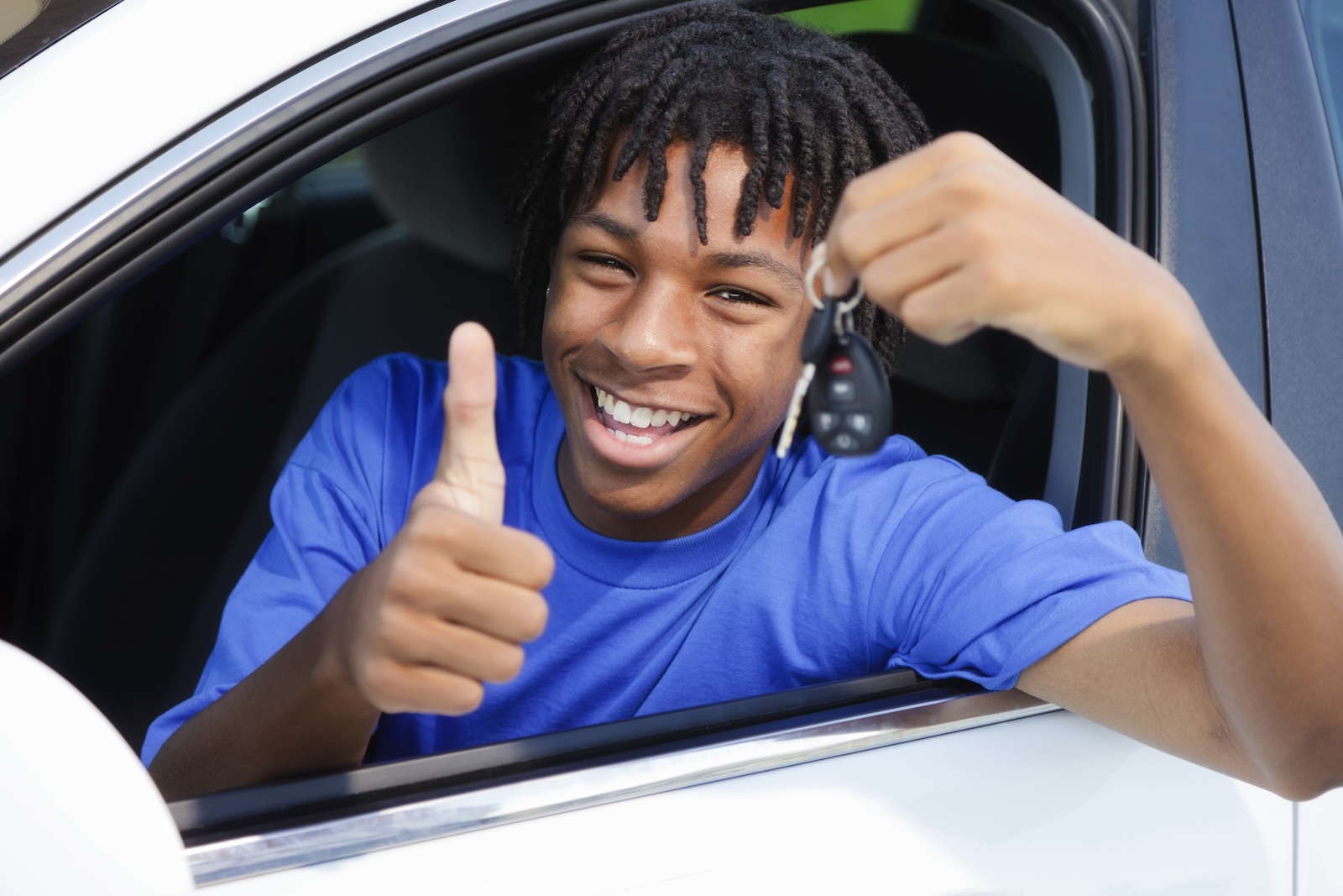 Happy Teen Driver