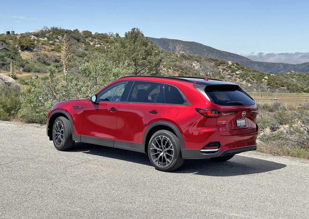 Mazda CX-70 - rear 3-4 hills