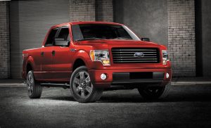 2014 Ford F-150 STX front 3-4 REL