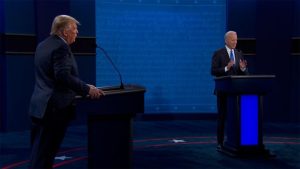 Biden and Trump at 2020 Debate