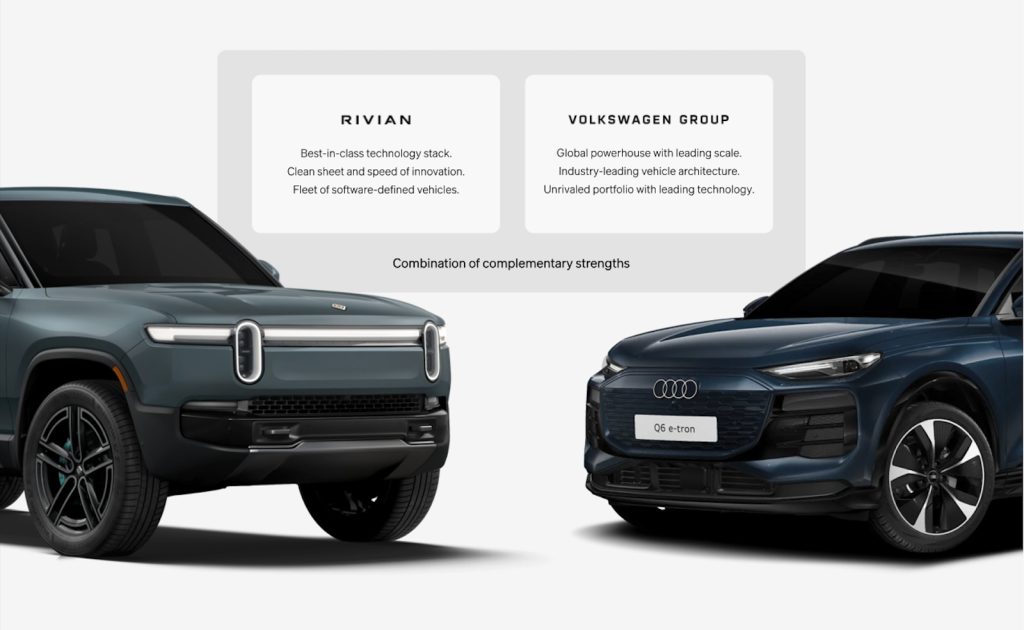 Rivian and VW strengths graphic