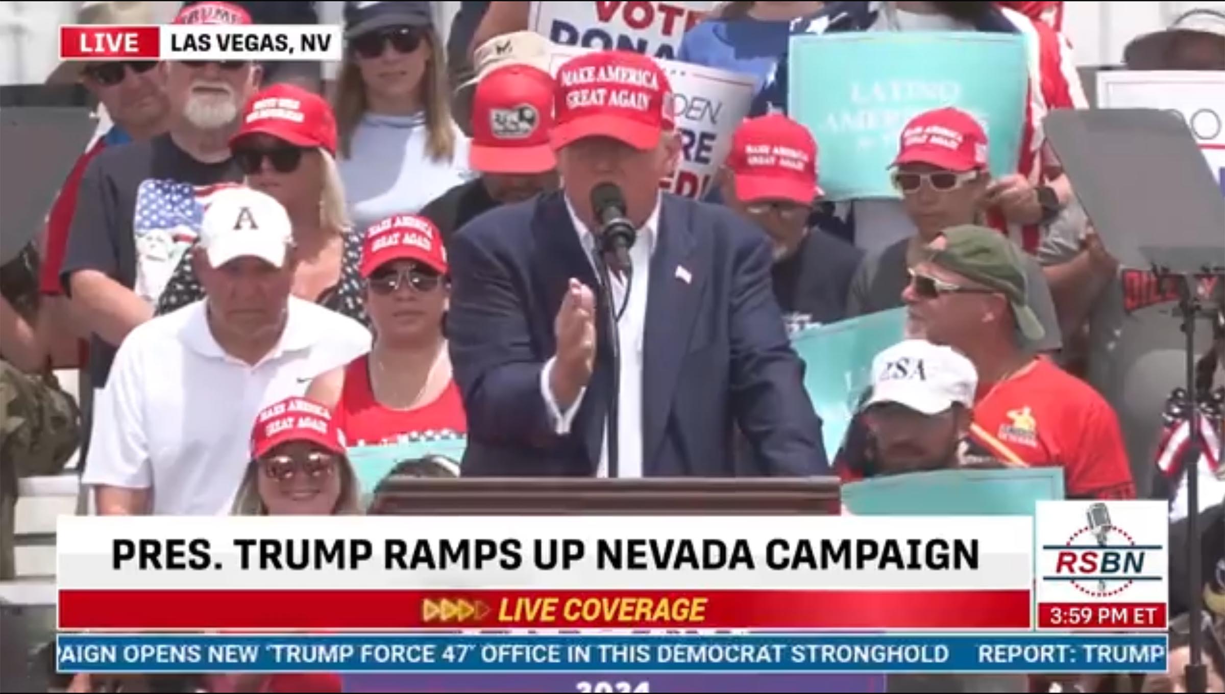 Trump Nevada Campaign Rally