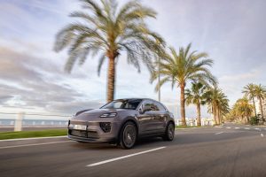 2024 Porsche Macan 4 EV driving REL