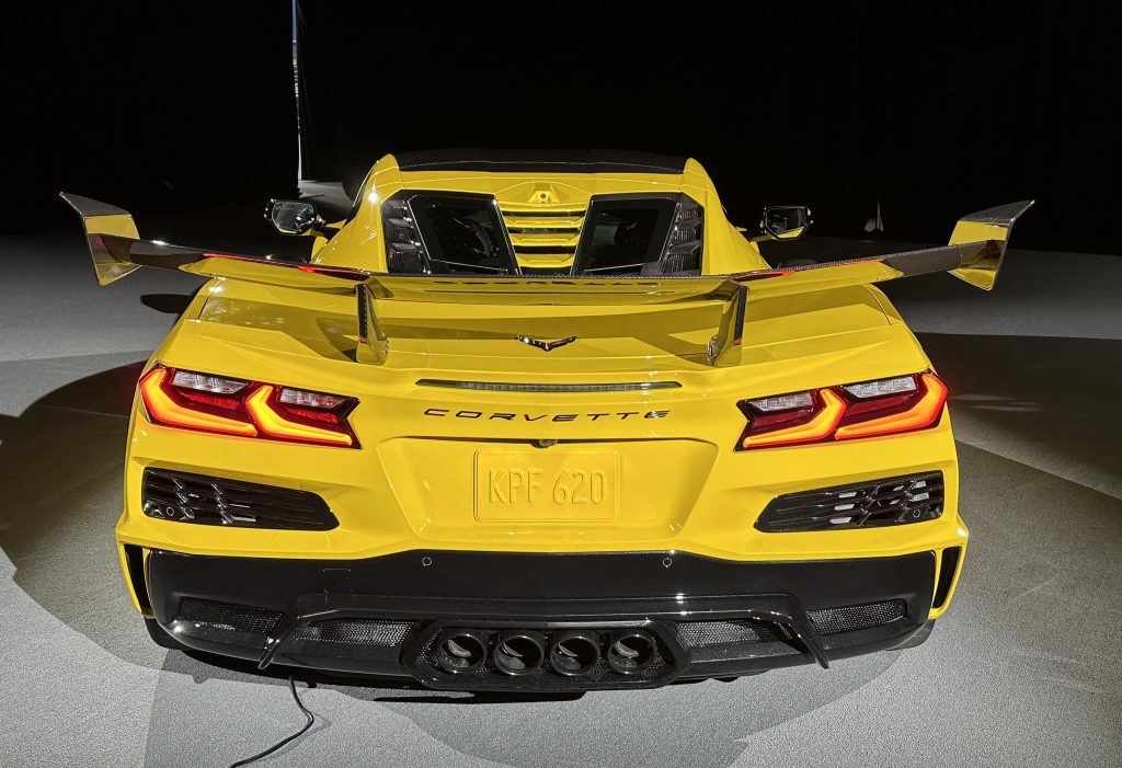 2025 Chevrolet Corvette ZR1 - yellow rear