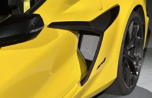 2025 Chevrolet Corvette ZR1 - yellow rear air intake