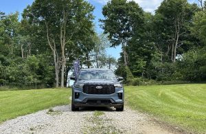 2025 Ford Explorer - nose on gravel trail