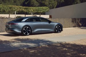 2025 Lucid Air Pure rear 3-4 REL