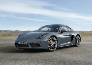 Porsche 718 Cayman front 3-4 REL