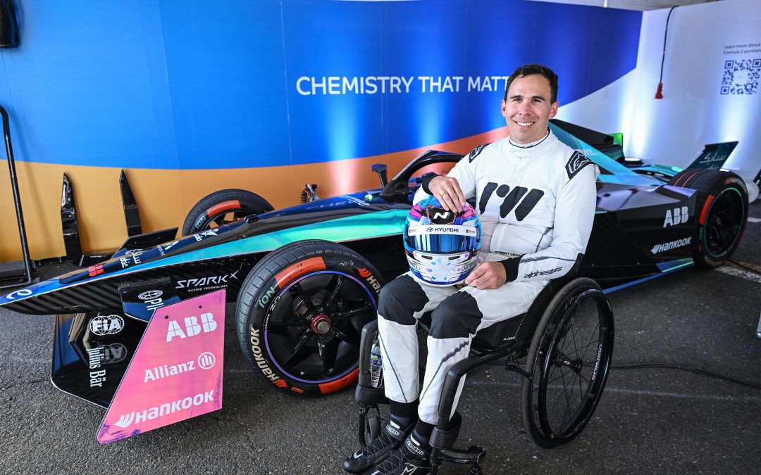 Paraplegic IndyCar Driver Finds Electric Racing Car Uniquely Adaptable