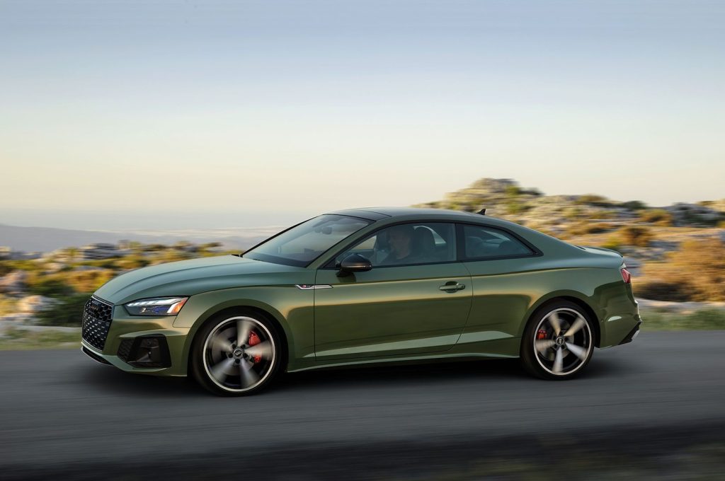 2024 Audi A5 coupe driving REL