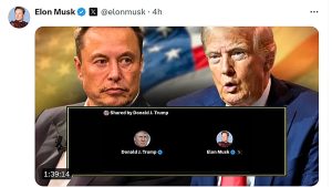 Musk - Trump Tweet 8-13-24