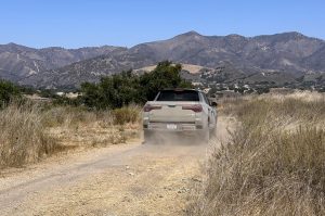 2025 Hyundai Santa Cruz XRT - rear 3-4 dust