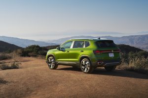 2025 VW Taos rear 3-4 green REL