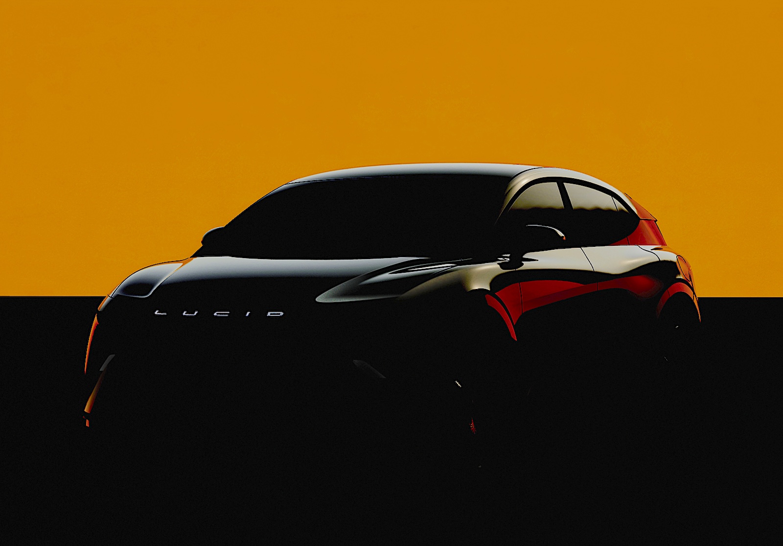 Lucid midsize crossover teaser REL