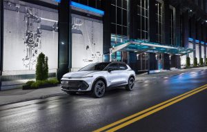 2025 Chevrolet Equinox EV - driving at night