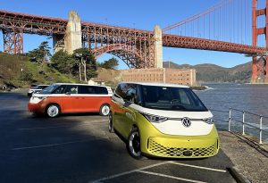 2025 VW ID Buzz - 2-shot w Golden Gate